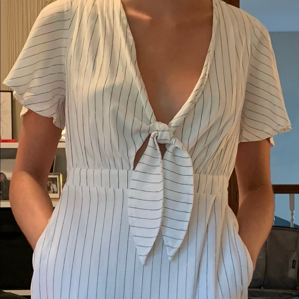 Midi striped dress